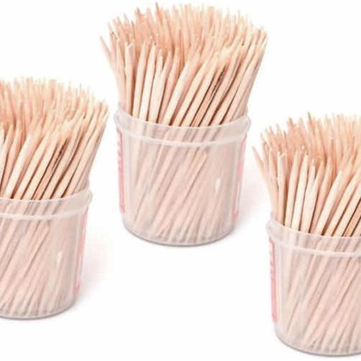 Pack de 100 Mondadientes de Madera para Aperitivos, marca GENERICO - Foto Principal