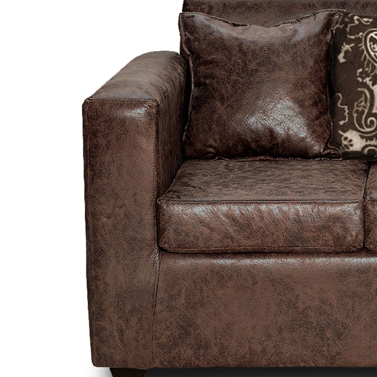 ADONIS LEUDH - Living 3+2 Ezeiza Envejecido Café Oscuro