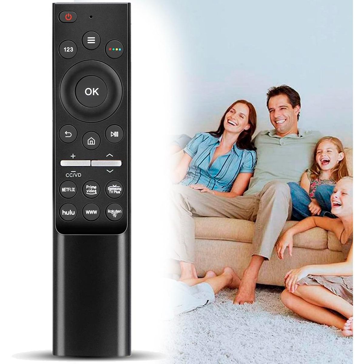 GENERICO - Control Remoto Universal para Samsung Smart TV QLED 4K