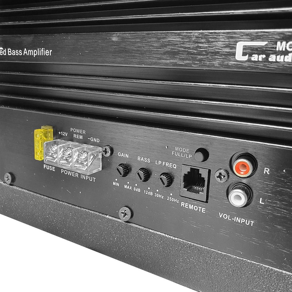 GENERICO - Subwoofer Amplificado para Vehículos 3000W Potente