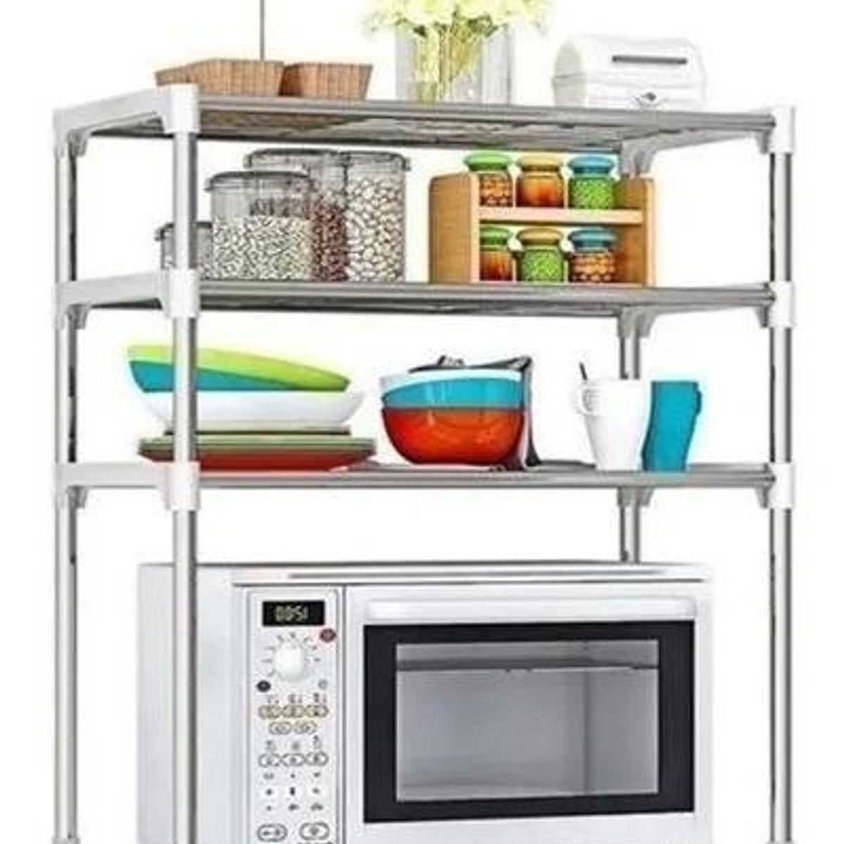 GENERICO - Organizador Ajustable de Cocina y Despensa 3 Niveles