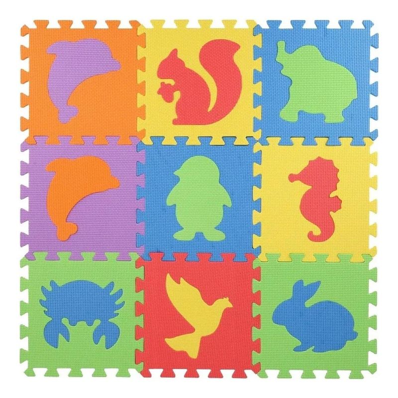 GENERICO - Pack de 10 Alfombrillas Puzzle de Goma EVA para Niños