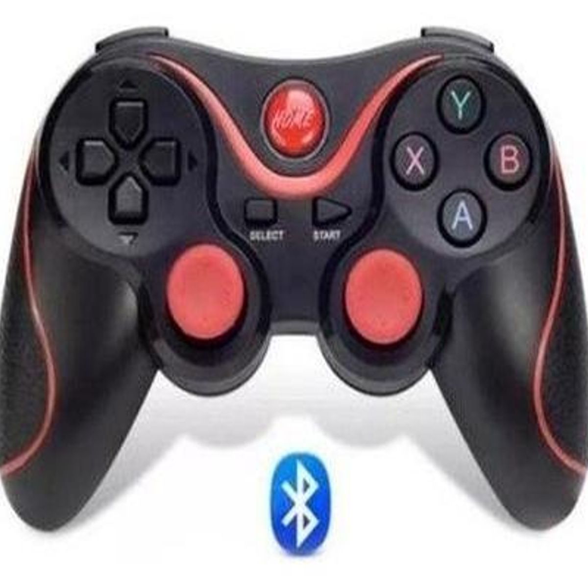 GENERICO - Controlador Joystick Bluetooth para Android y PC con Soporte.