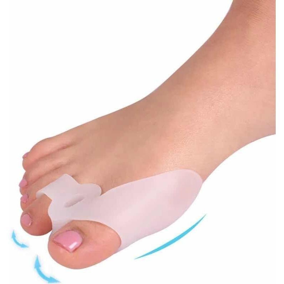 GENERICO - Separador Corrector de Juanetes para Dedos del Pie.-
