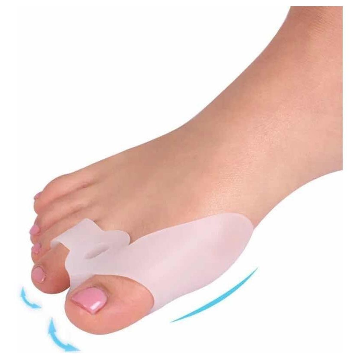 GENERICO - Separador Corrector de Juanetes para Dedos del Pie.-