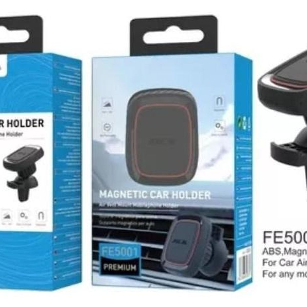 GENERICO - Soporte Magnético para Teléfono en Auto Original y Práctico