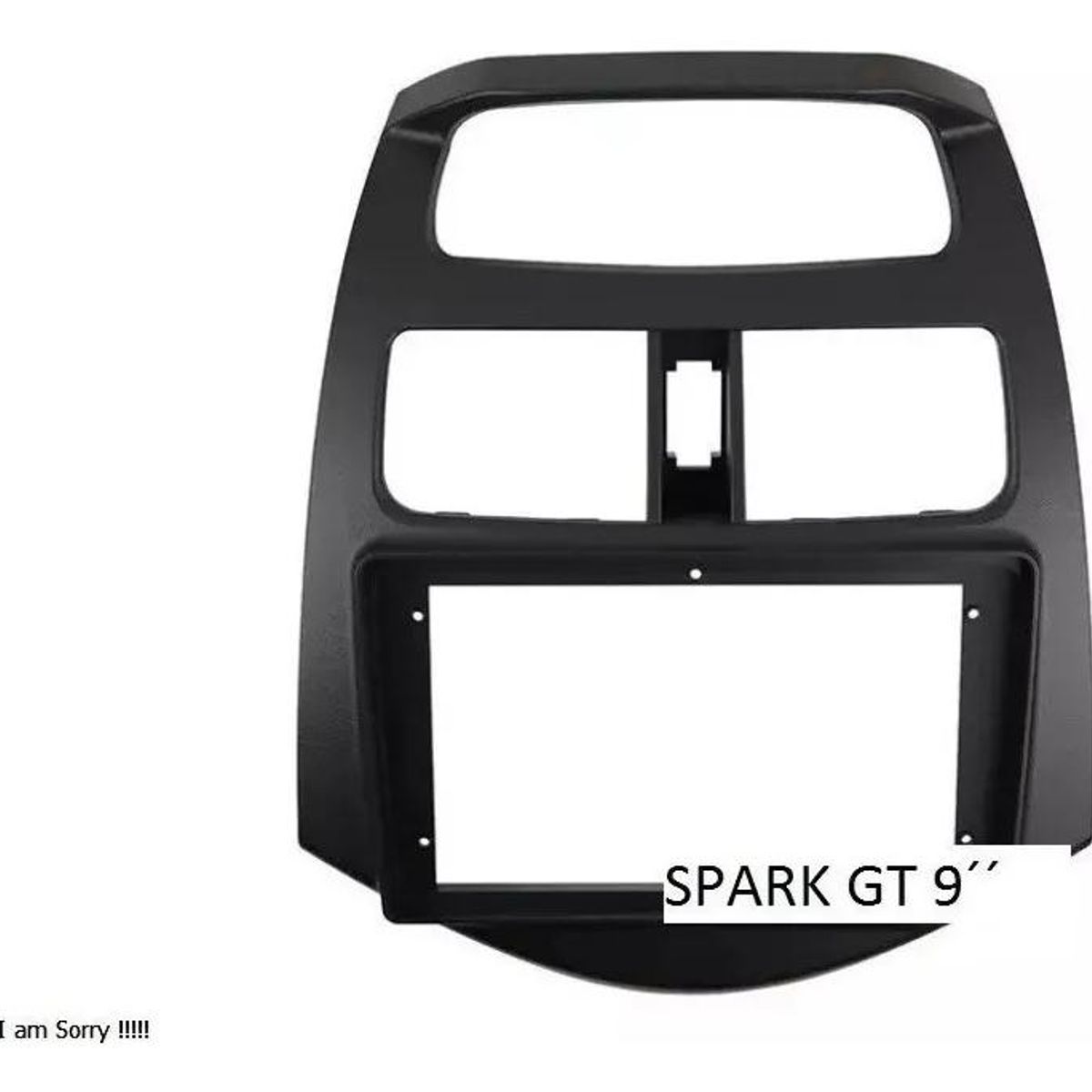 GENERICO - Bisel Adaptador Radio Chevrolet Spark GT 9 Pulgadas 2010+
