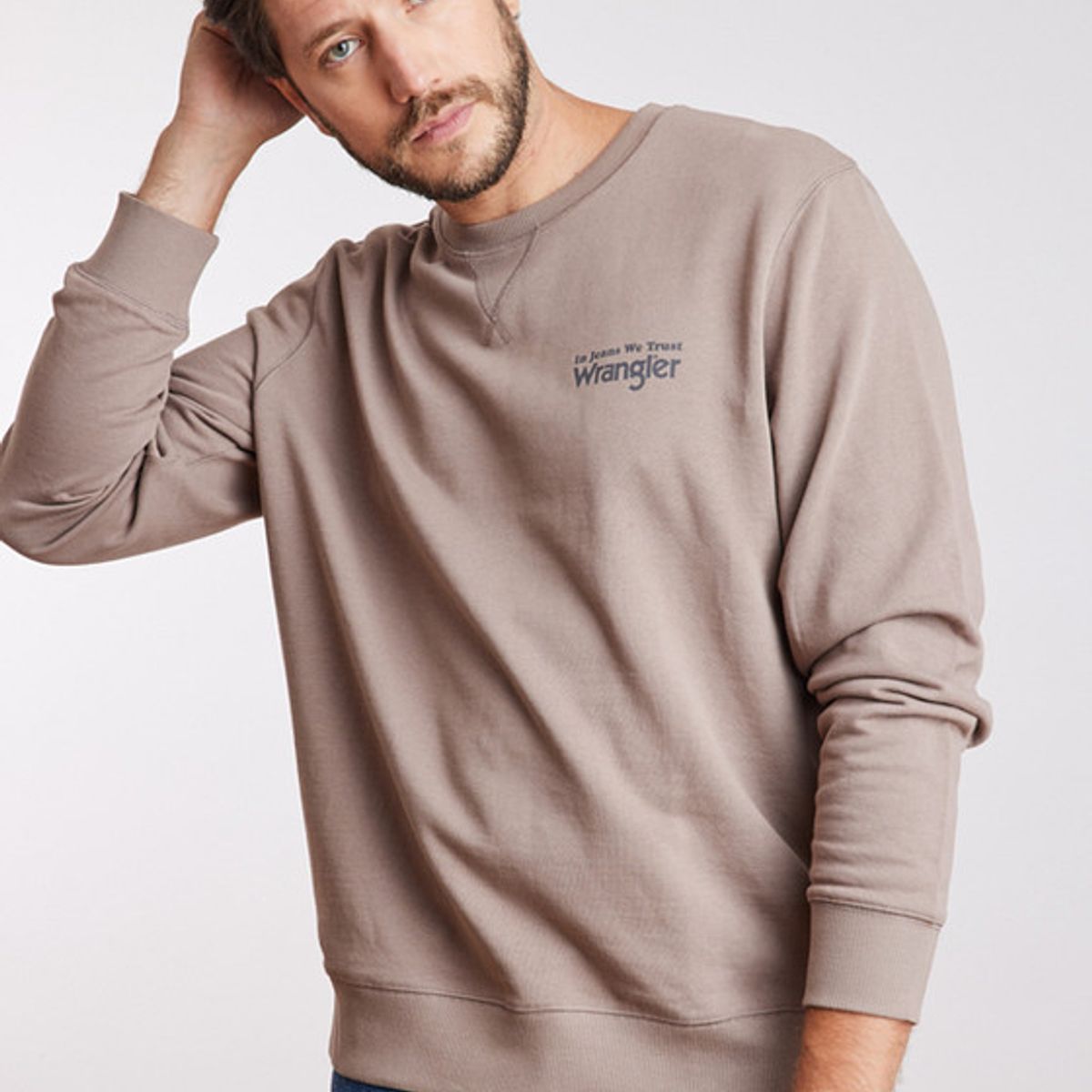 WRANGLER - Poleron Hombre Graphic Sweatshirt Iron