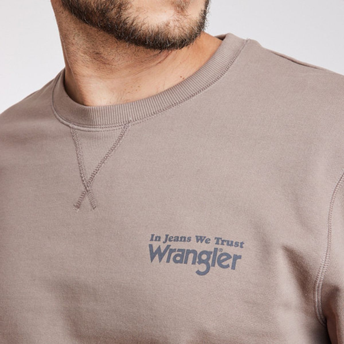 WRANGLER - Poleron Hombre Graphic Sweatshirt Iron