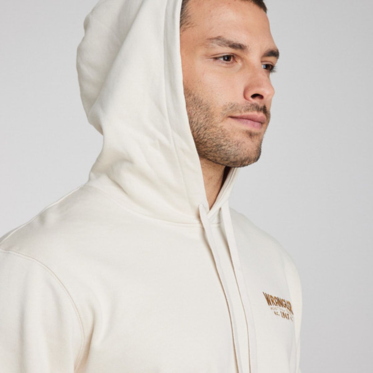 WRANGLER - Poleron Hombre Regular Fit Hoodie Vintage White