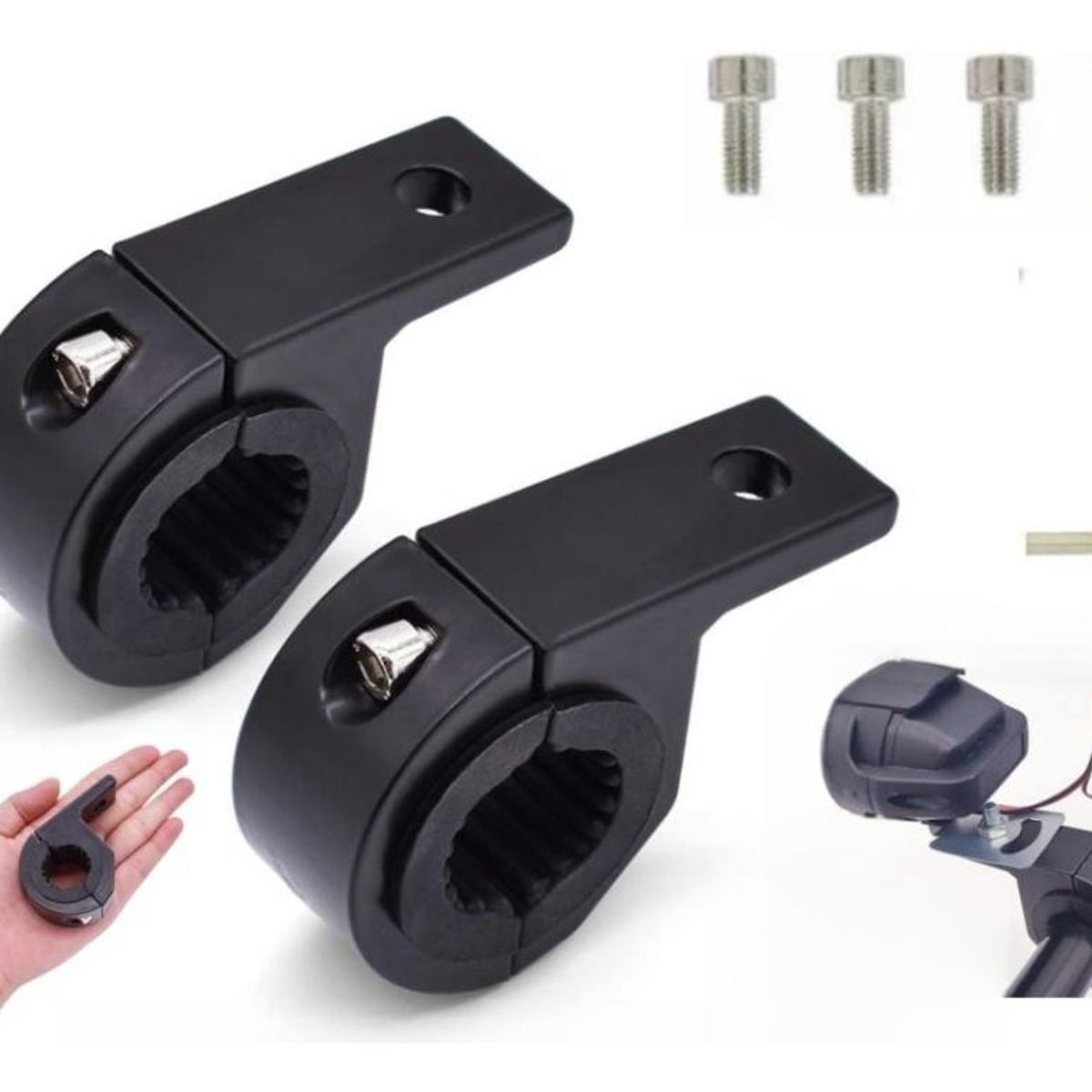 GENERICO - Soporte Universal para Focos LED y Neblineros de Moto