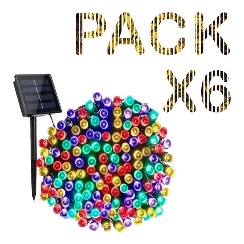 GENERICO - Guirnalda de Luces Solares LED Navidad 10m 100 Luces