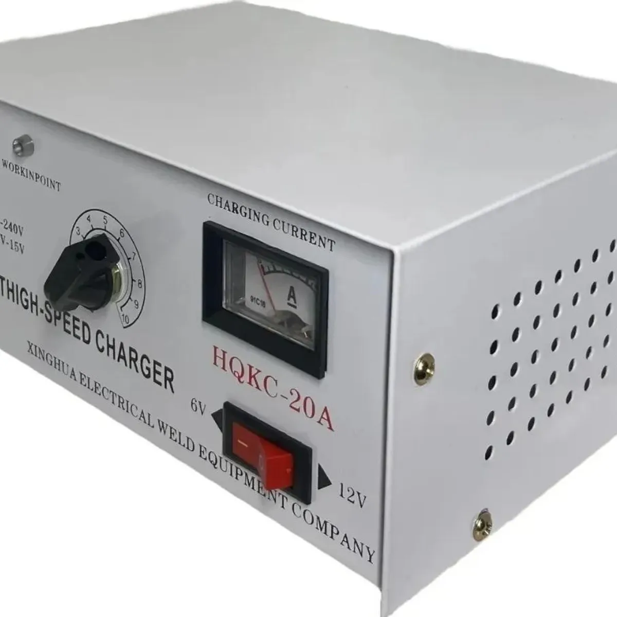 GENERICO - Cargador de Batería para Automóvil 12V 20A con Protección