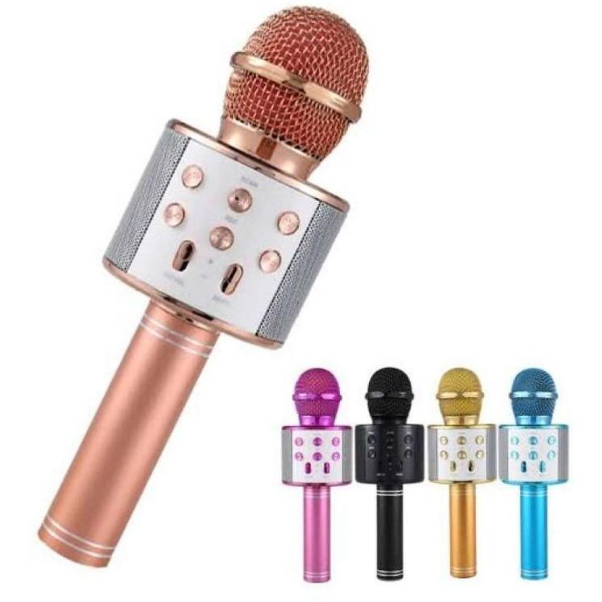 GENERICO - Micrófono Karaoke Bluetooth con Parlante Integrado