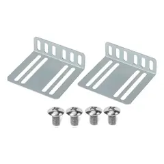 GENERICO - Soporte Metálico Universal 2 Din con Tornillos de Fijación