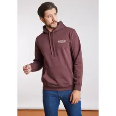 WRANGLER - Poleron Hombre Regular Fit Hoodie Brown Vintage