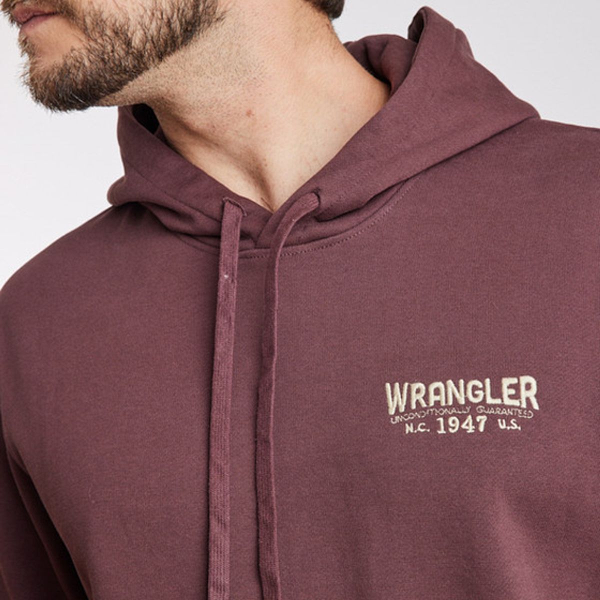 WRANGLER - Poleron Hombre Regular Fit Hoodie Brown Vintage