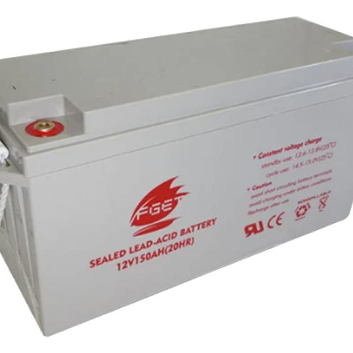 GENERICO - Batería de Gel Profundo 12V 100Ah para Energía Solar