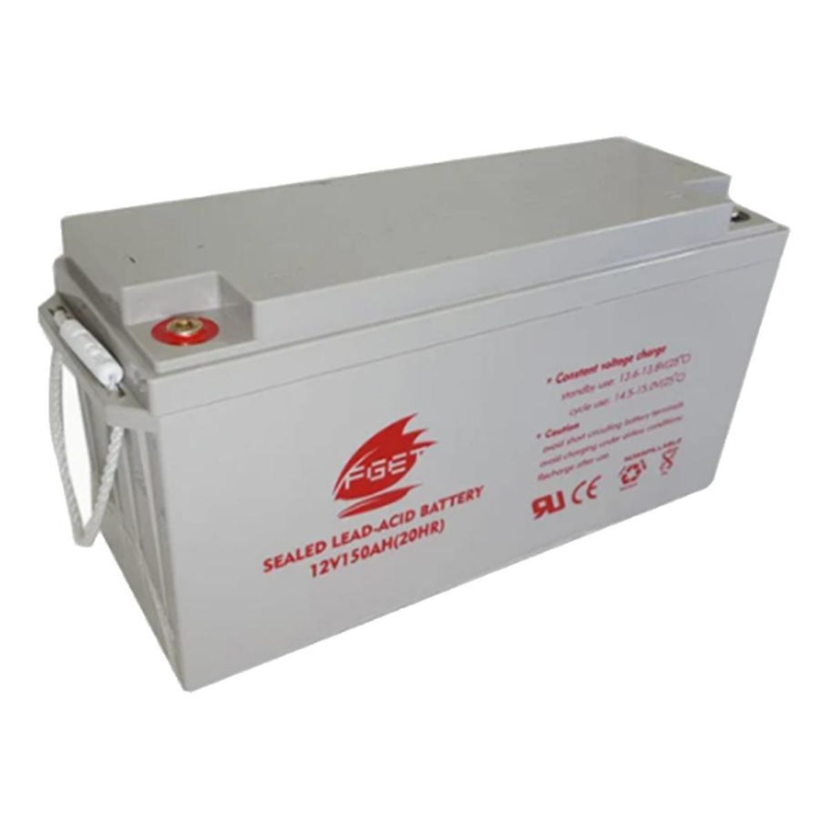 GENERICO - Batería de Gel Profundo 12V 100Ah para Energía Solar