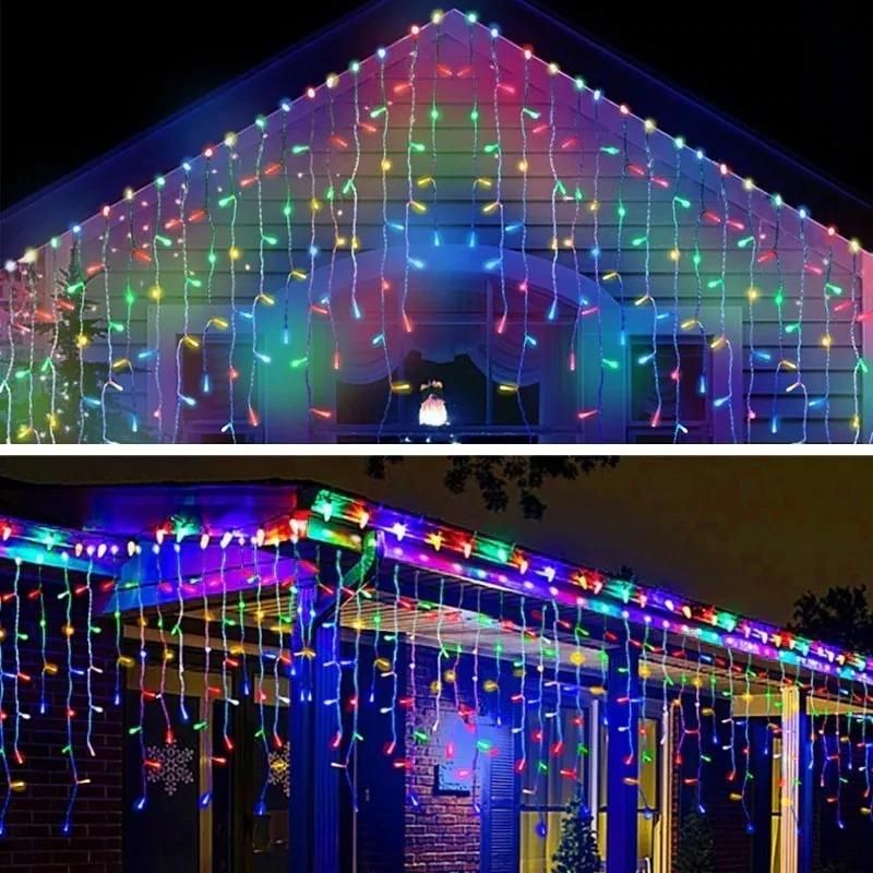 GENERICO - Guirnalda de Luces LED para Decoración Navideña 300 LEDs 10m