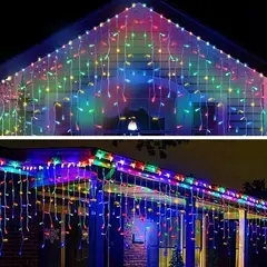 GENERICO - Guirnalda de Luces LED para Decoración Navideña 300 LEDs 10m