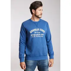 WRANGLER - Poleron Hombre Graphic Acid Sweatshirt Indigo Acid