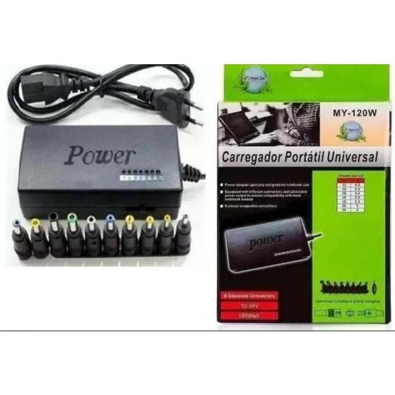 GENERICO - Cargador Universal para Laptop Regulable 96W