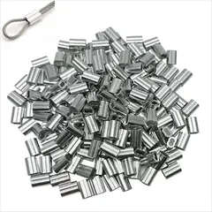 GENERICO - Casquillo de Acero Galvanizado 116 - 100 Piezas