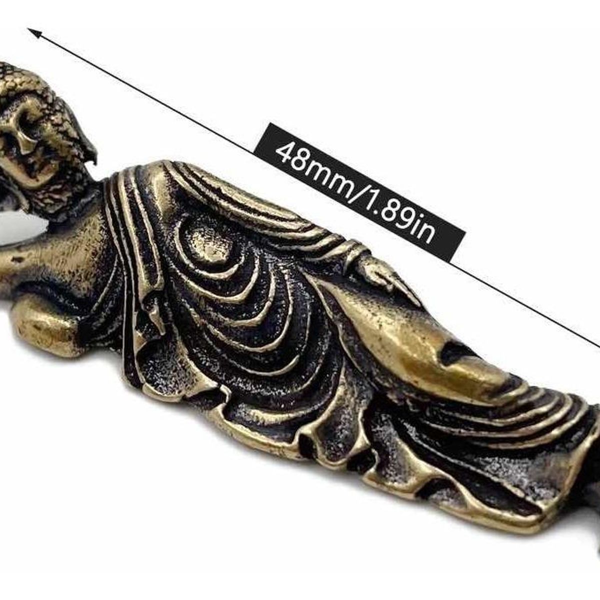 GENERICO - Figuras Decorativas Buda Acostado de Cobre
