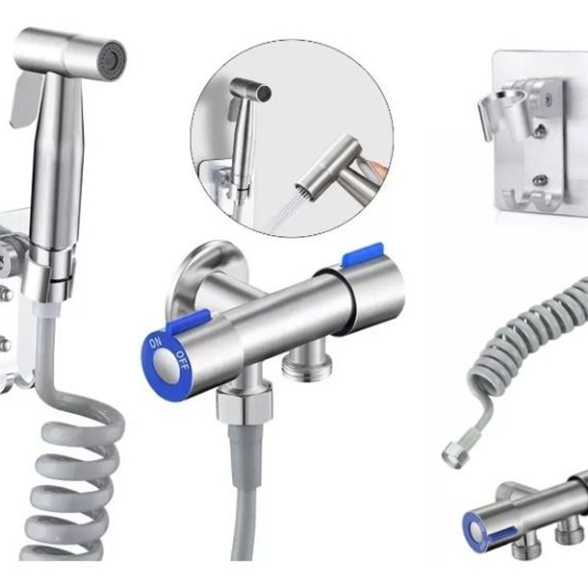 GENERICO - Juego Completo de Llave de Bidet y Ducha para Baño
