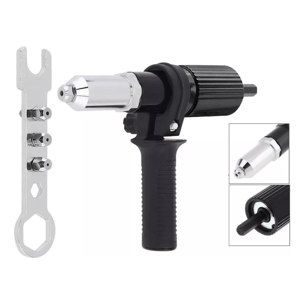 GENERICO - Remachadora Portátil para Taladros - Herramienta Práctica y Eficiente