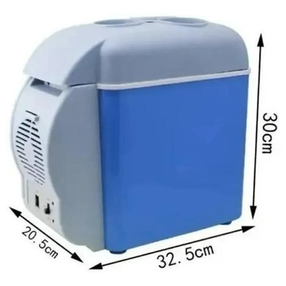 GENERICO - Refrigerador y Calentador Eléctrico Portátil para Auto 12V.