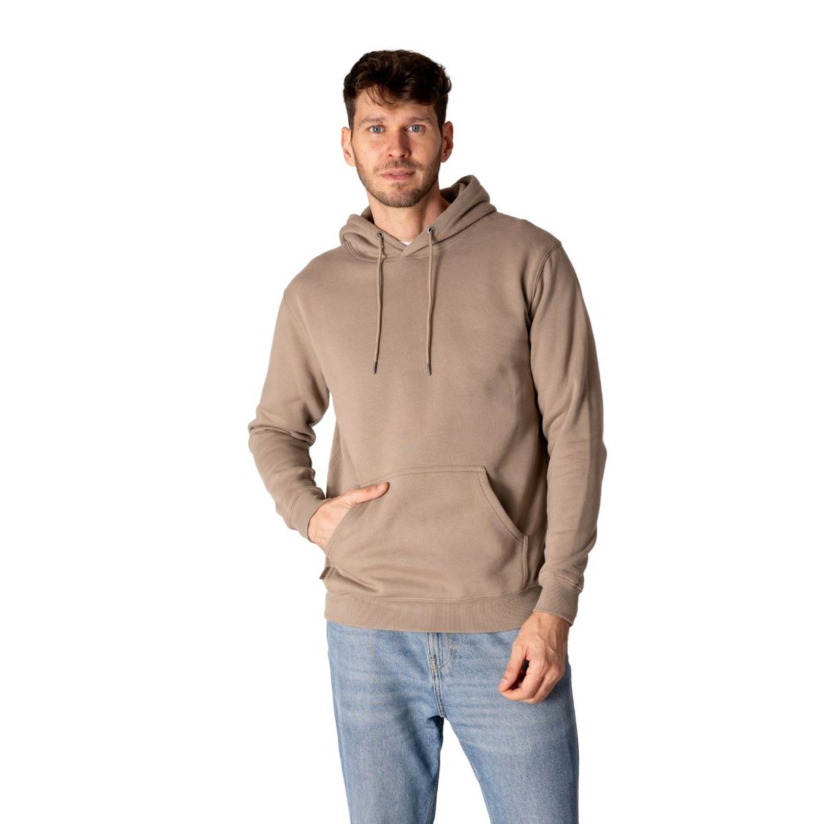 LENGA - Polerón Chaqueta Hombre Con Capucha Canguro Calafate Lenga
