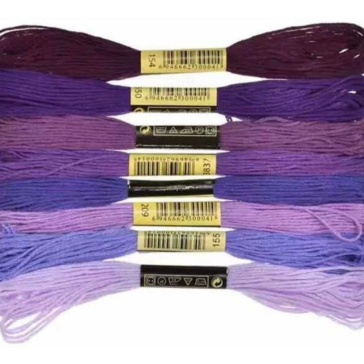 GENERICO - Pack de 8 Hilos para Bordado en Varios Colores