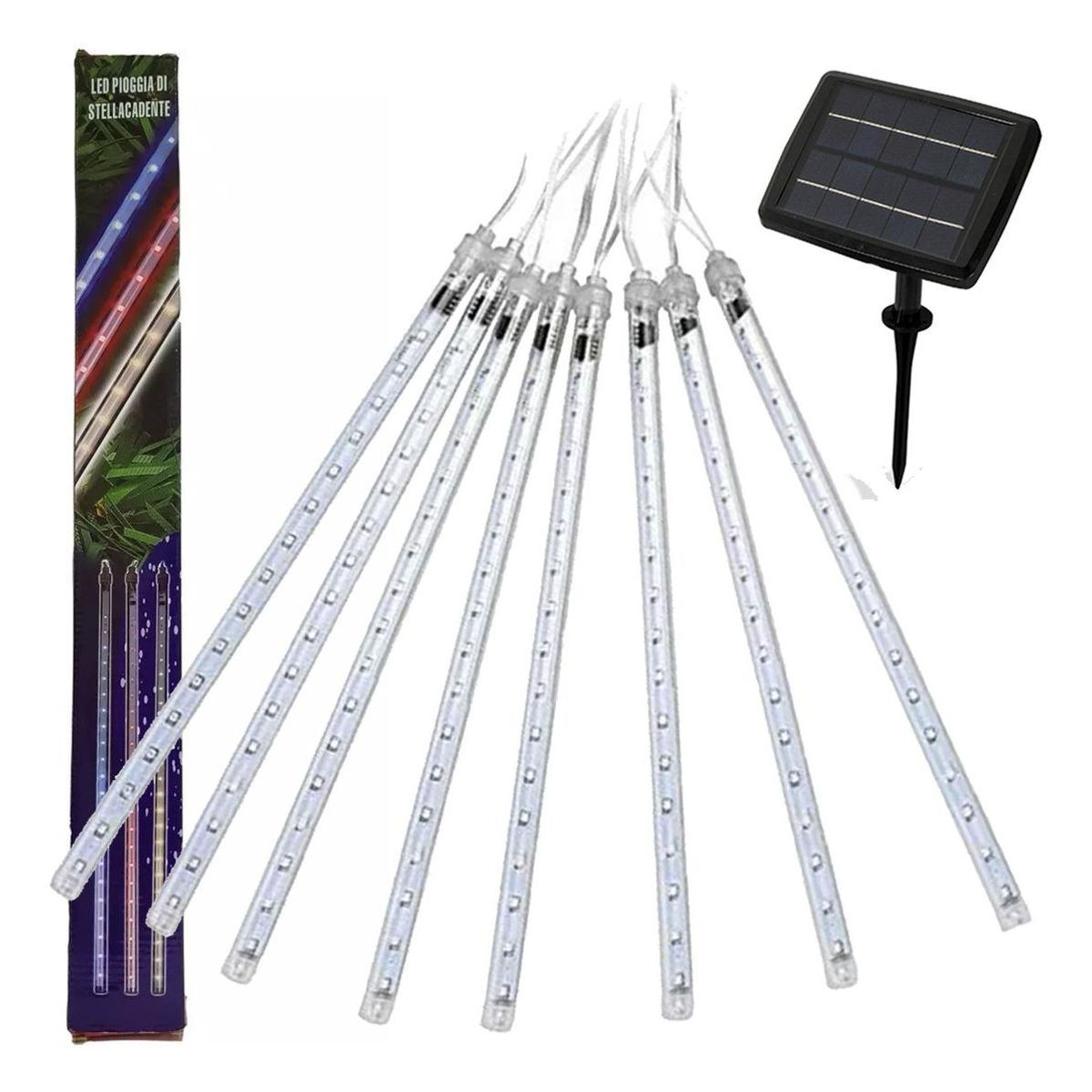 GENERICO - Luces LED Solares Meteoros para Decoración Exterior