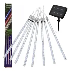 GENERICO - Luces LED Solares Meteoros para Decoración Exterior
