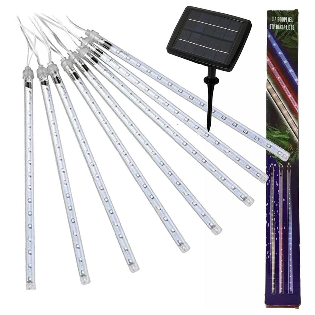 GENERICO - Luces LED Solares Meteoros para Decoración Exterior