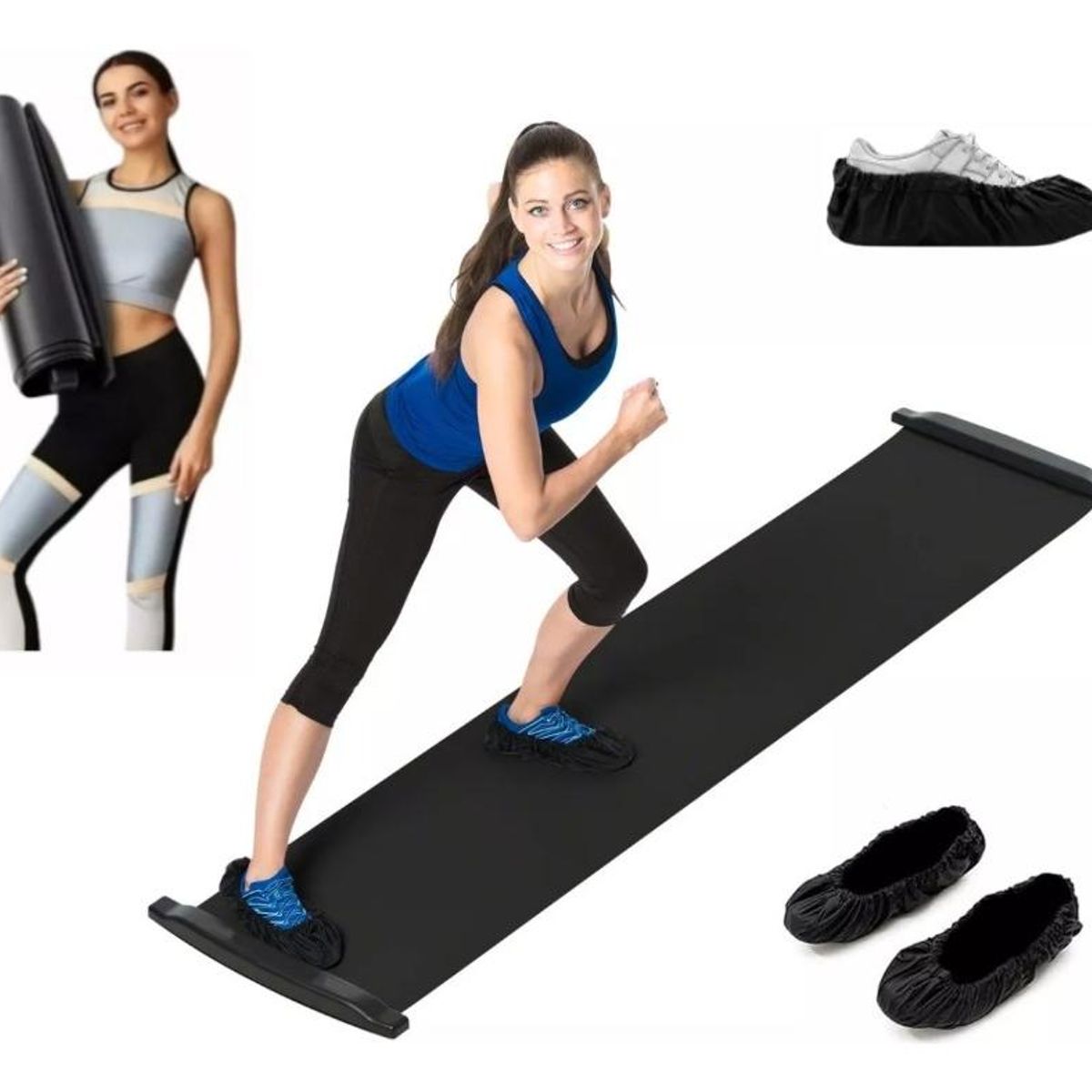 GENERICO - Alfombrilla Deslizante para Ejercicios Fitness