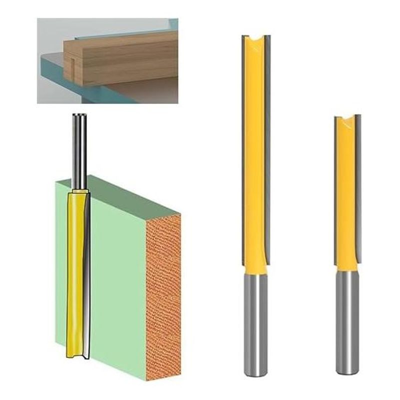GENERICO - Fresa Recta de Madera 50mm con Toma 14 para Corte Preciso