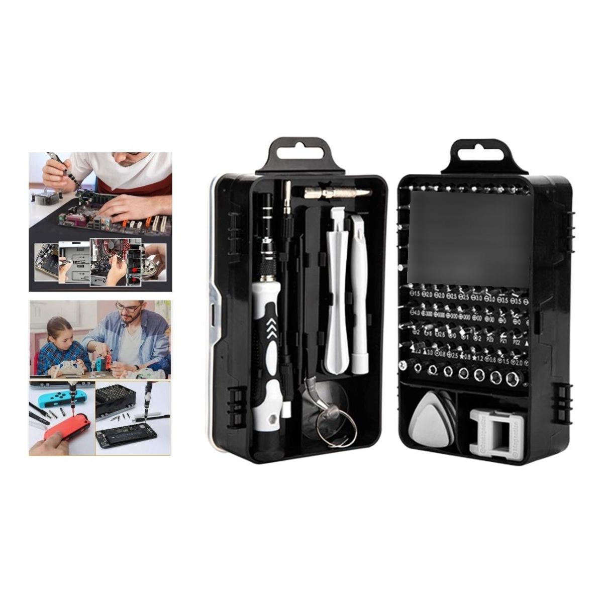 GENERICO - Juego de Destornilladores de Precisión 115 en 1