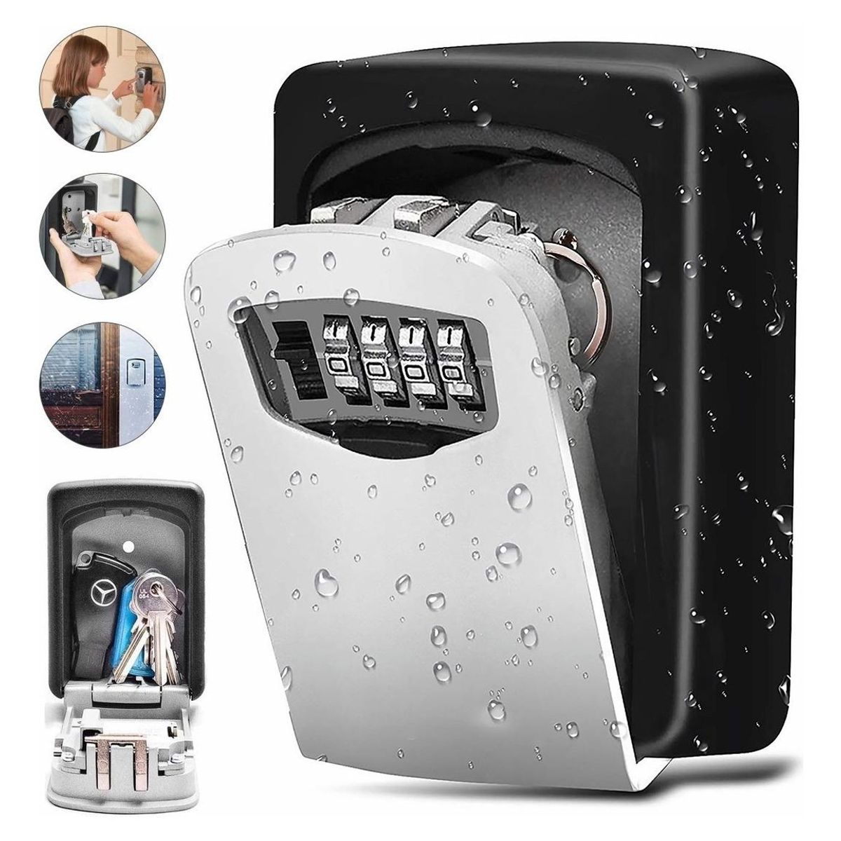 GENERICO - Organizador de Llaves de Pared con Estilo Funcional