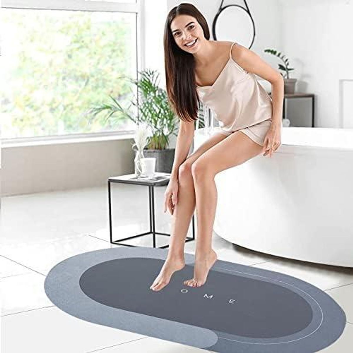 GENERICO - Alfombra Antideslizante Super Absorbente para Baño 40x60cm