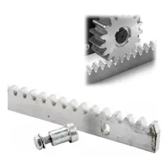 GENERICO - Cremallera de Acero Galvanizado para Portones Automáticos 1mt