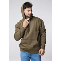 Poleron Hombre Logo Loose Hoodie Militar Green