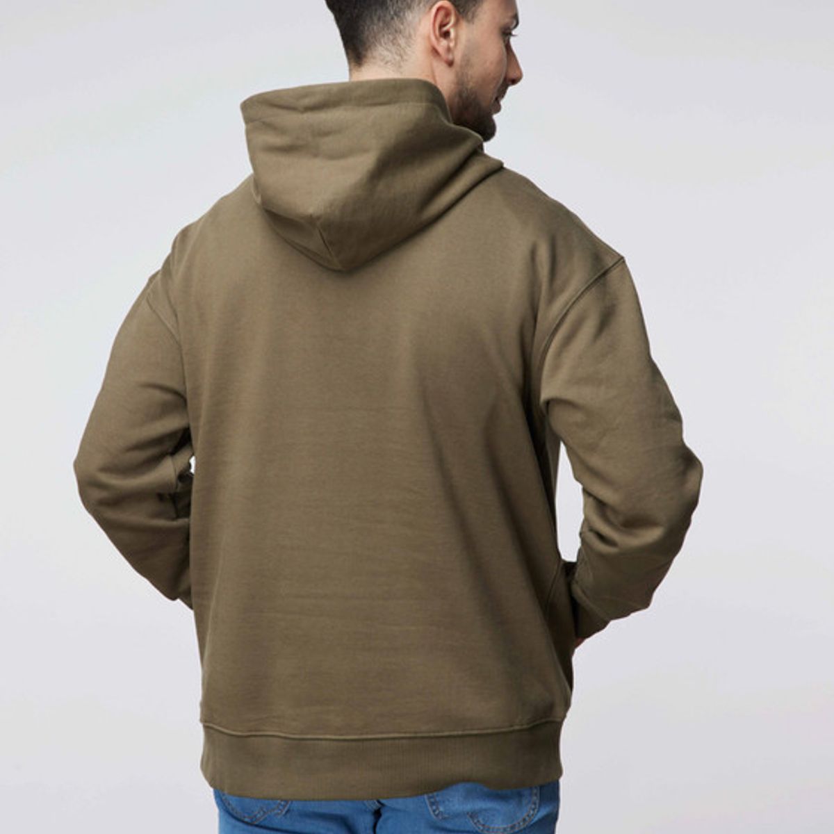 LEE - Poleron Hombre  Logo Loose Hoodie Militar Green
