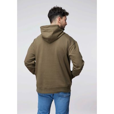 Imagen 2 del producto Poleron Hombre Logo Loose Hoodie Militar Green
