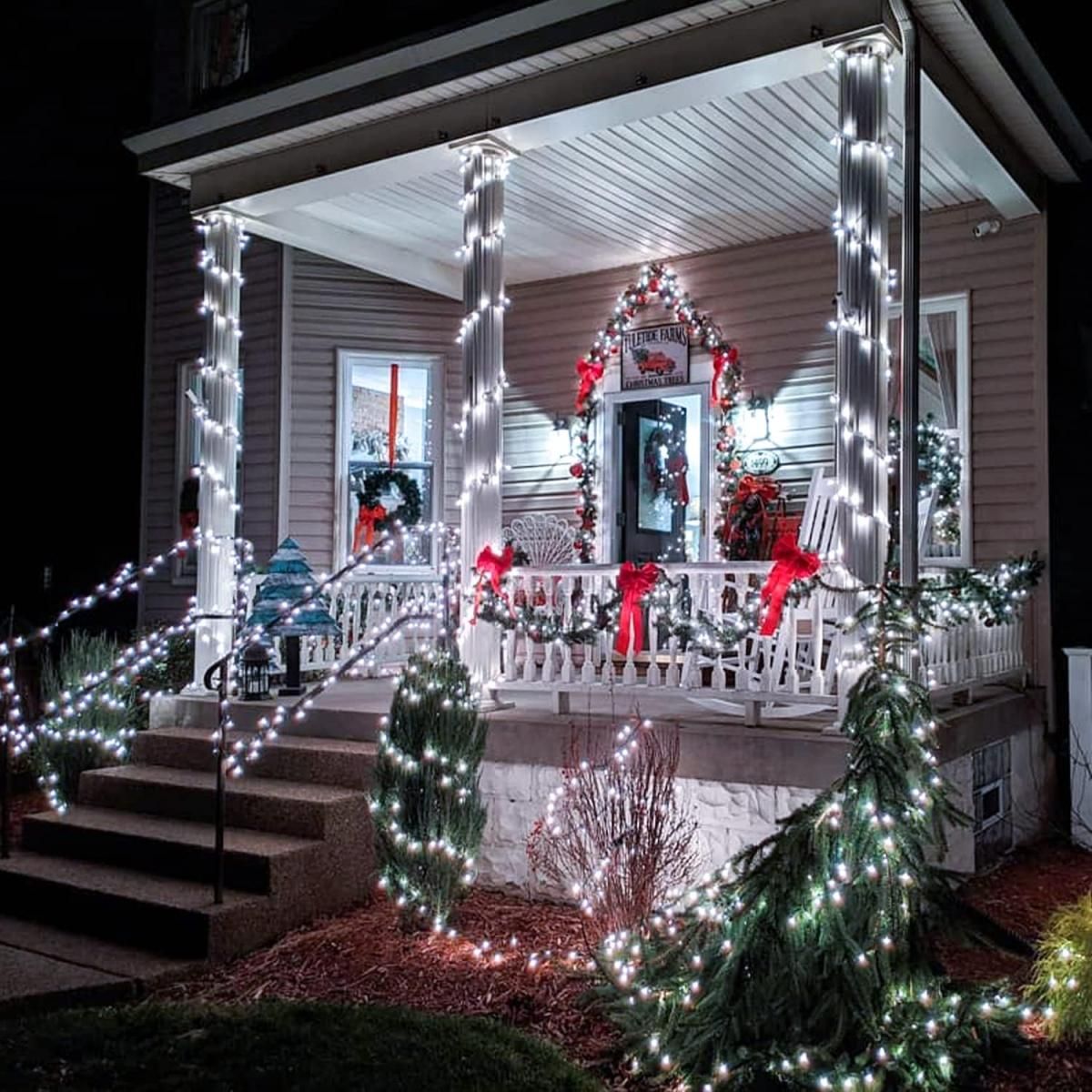 GENERICO - Pack de 2 Luces Guirnaldas Solares con 100 LED - 10 Metros