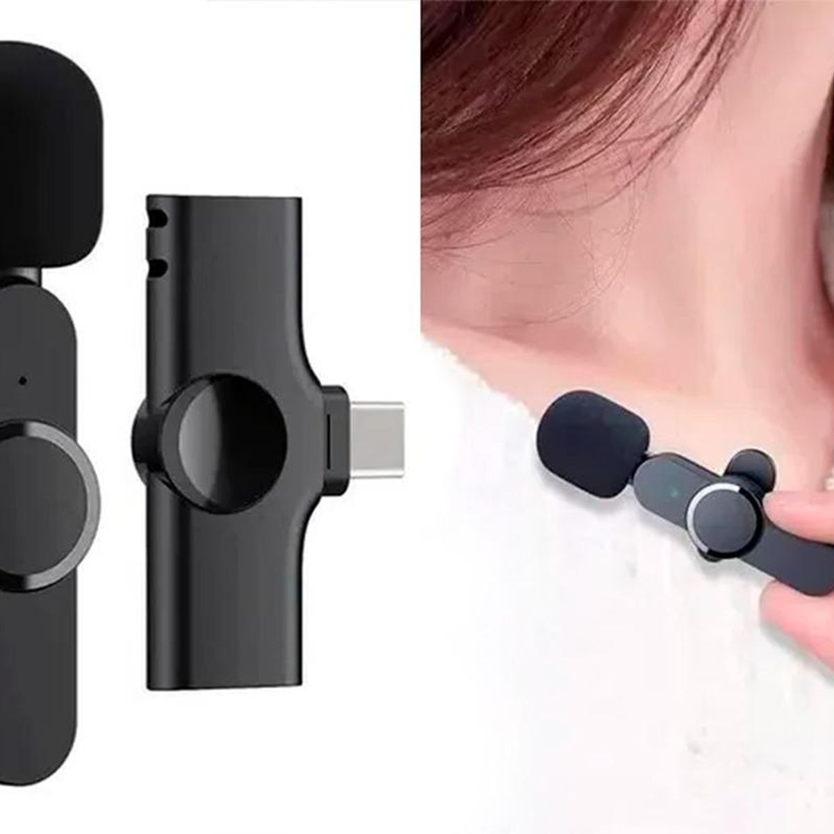 GENERICO - Micrófono Inalámbrico USB-C Omnidireccional para Celulares