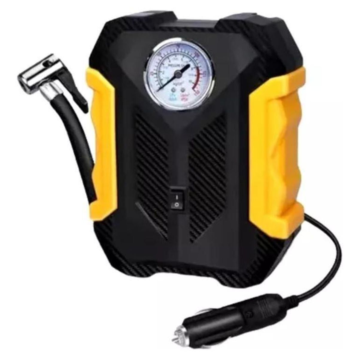 GENERICO - Compresor de Aire Inflador Portátil 12V con Linterna LED