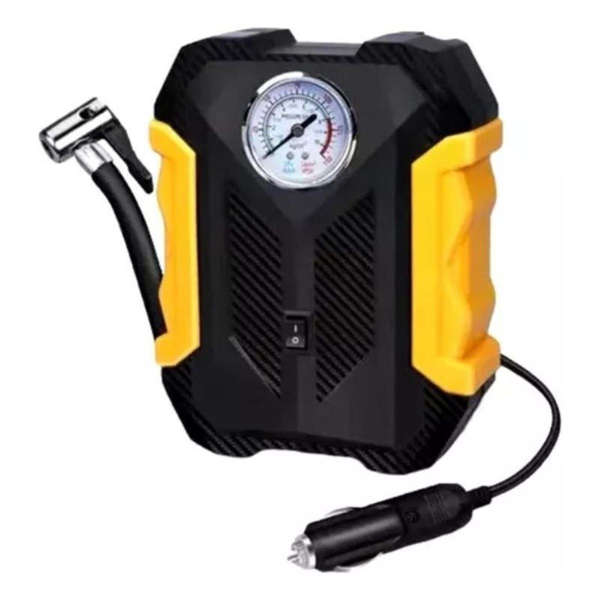 GENERICO - Compresor de Aire Inflador Portátil 12V con Linterna LED